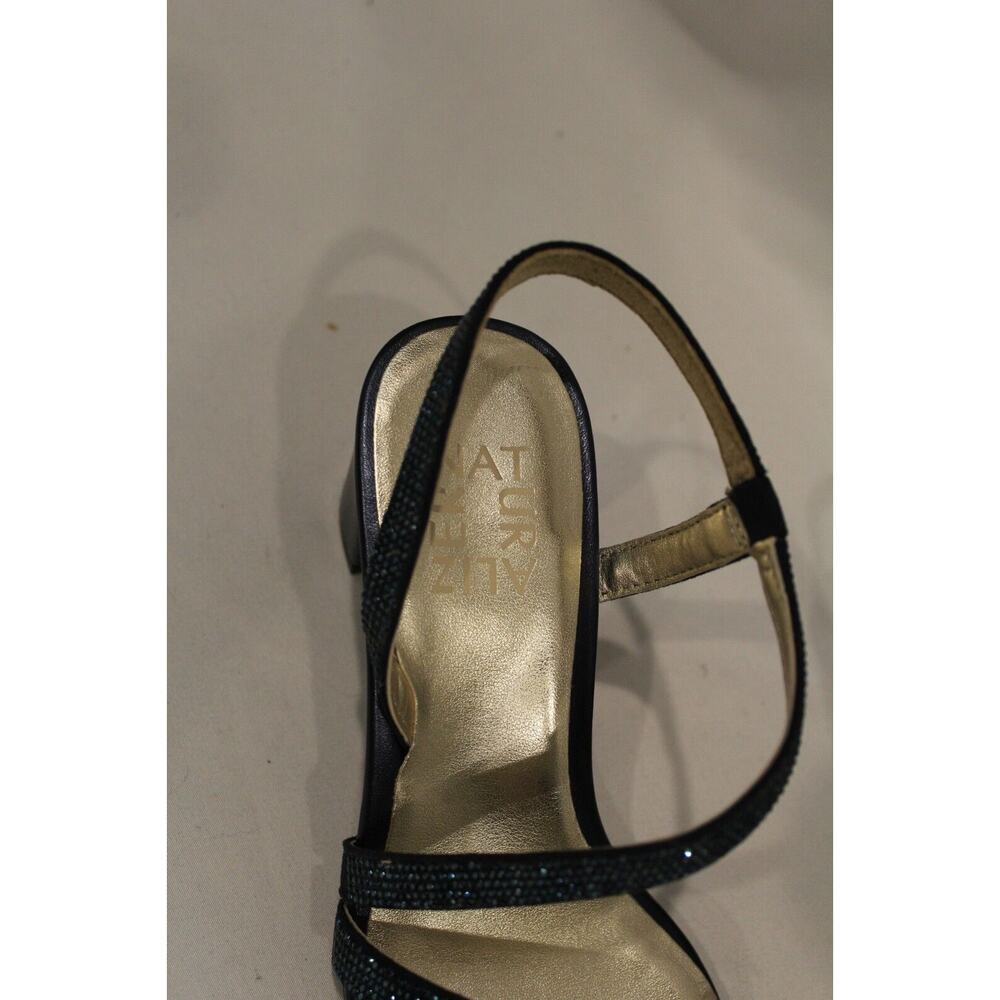 Naturalizer Women's Vanessa Evening Strappy Sandals Shoes 7.5W French Navy NIB - Picture 4 of 7